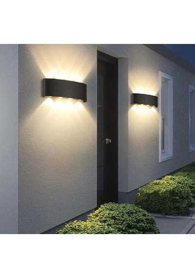 Cata 15w 1500 Lm 3200k 4 Ledli Çift Yönlü Kapri Led Aplik Ct-8013 Siyah