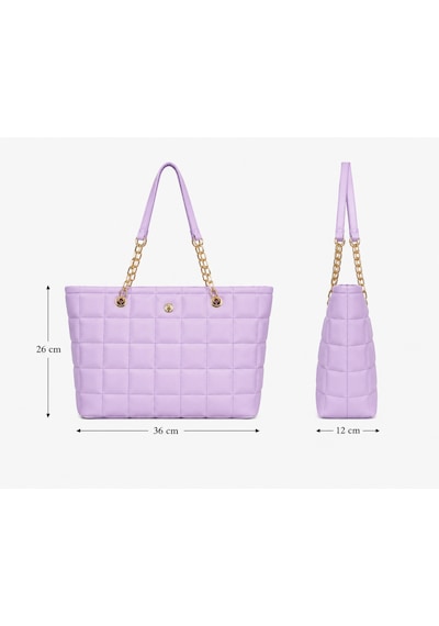 Us Polo Assn U.s. Polo Assn. Kadın Kapitone Omuz Çantası Us24159 Eflatun