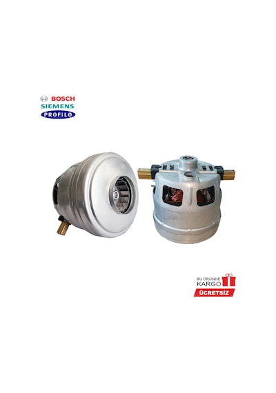 Bosch Uyumlu Sphera 30 Süpürge Motoru (Bakır Sargılı)