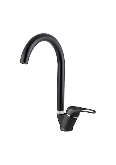 Siyah Sürgülü Banyo Lavabo Duş Seti Batarya Musluk 3 Parça Yenileme Seti Siyah