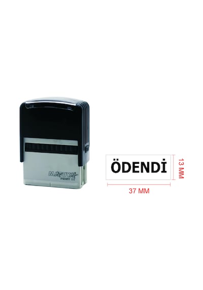 Ödendi - İşlendi - Aslı Gibidir V.s. Kaşeleri Siyah N11.18660