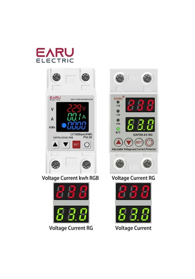 Earu Eapdx-40/63 Dın Raylı Gerilim Koruma Rölesi 40a 63a 230v Источник: