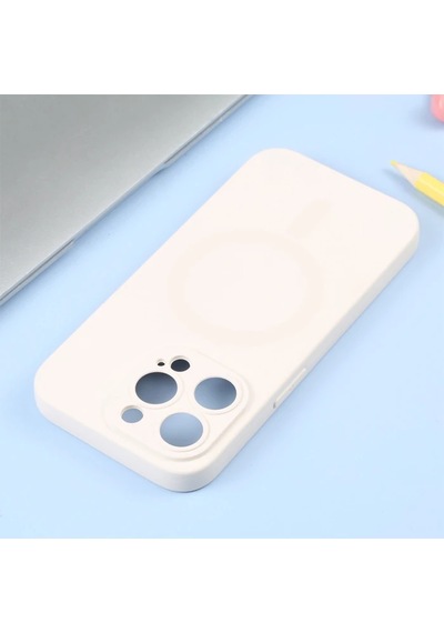 Ally İphone 14 Pro 6.1inç Liquid Silica Magsafe Uyumlu Silikon Kılıf- 5775 Mavi