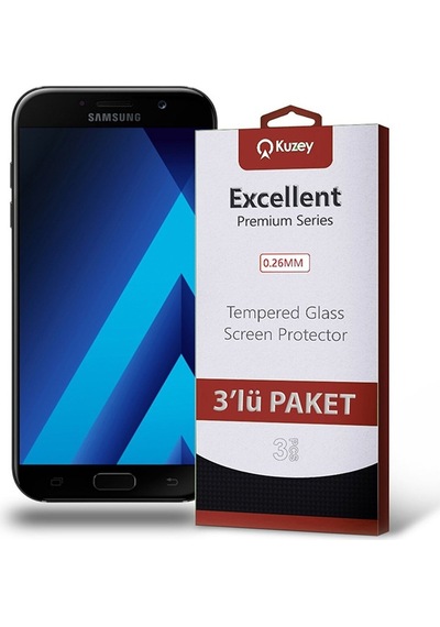 Samsung Uyumlu Galaxy A7 2017 Ekran Koruyucu Cam 3 Adet Ekonomik Paket (552805877) 20 Tl Fark Ile Apple  iPhone Hızlı Şarj Kablosu