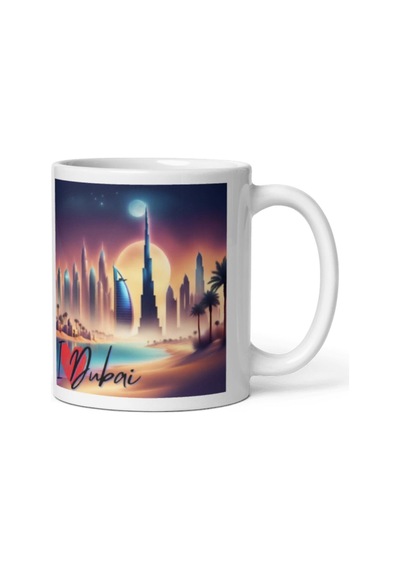 Dubai Kupa Bardak 2 Adet Seyahat Hatıra Dubai Mug
