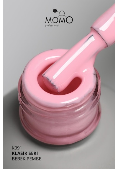 Momo Professional Kalıcı Oje K091 Bebek Pembesi 14 ML