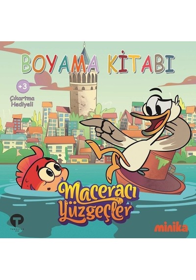 Maceracı Yüzgeçler Boyama Kitabı 3 - Arzu Demirel Birinci - Turkuvaz Çocuk