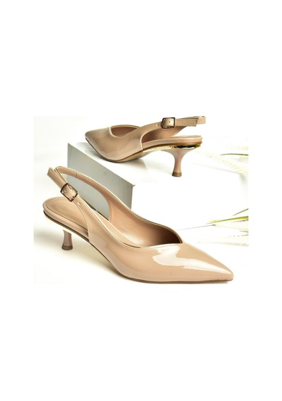 Fox Shoes U820503308 Ten Rugan Alçak Topuklu Kadın Ayakkabı Ten