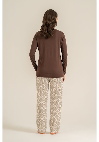 Pierre Cardin Kadın Make Today Amazing Kahverengi Uzun Kol Pijama Takım Pc9274-s-v1 Pc9274-s-v1 Pierre Cardin Kadın Make Today Amazing Kahverengi Uzun Kol Pijama Takım Pc9274-s-v1 Pc9274-s-v1