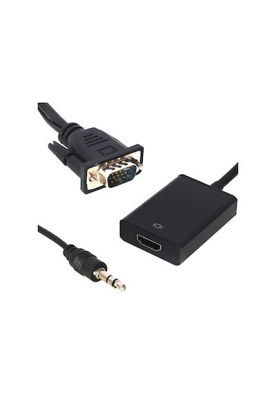 Fully G-537k Vga Erkek To Hdmı Dişi Dönüştürücü Kablo