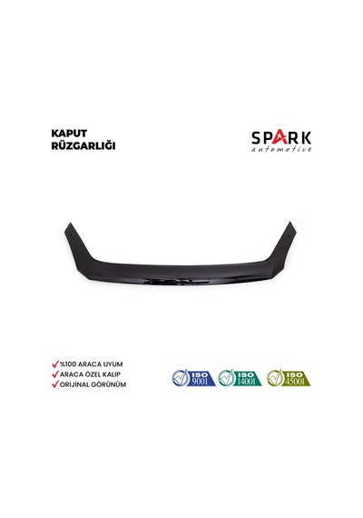 Volkswagen Crafter 2006-2012 Yıl Aralığı Uyumlu Kaput Rüzgarlığı 4mm Siyah