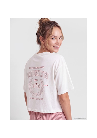 LC Waikiki Alıta Cıty Farkıyla Lcw Young Kırmızı Penye Baskılı Kısa Kollu Kadın Pijama Takım Kirmizi - 929503400 Kirmizi LC Waikiki Alıta Cıty Farkıyla Lcw Young Kırmızı Penye Baskılı Kısa Kollu Kadın Pijama Takım Kirmizi - 929503400 Kirmizi