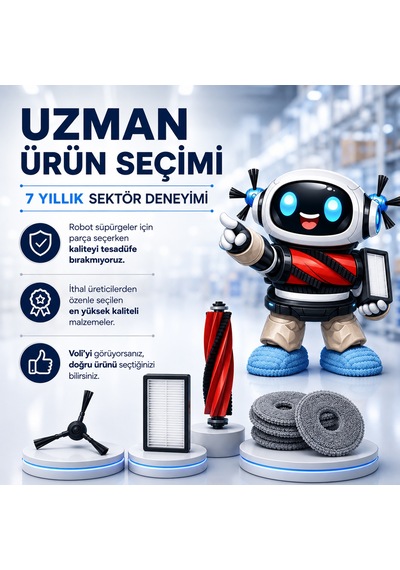 Dreame Bot D10s Ve D10s Pro Modelleri İçin Ana Fırça Diğer