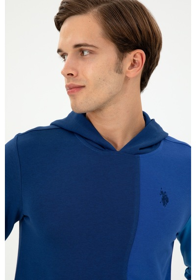 U.S. Polo Assn. Erkek İndigo Sweatshirt 50293451-VR028