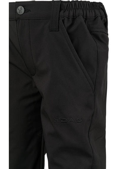 2As Bırger İnce Softshell Çocuk Pantolon Siyah