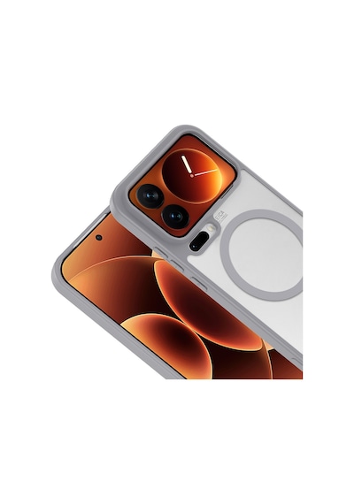 Xiaomi 17 Pro Max Kılıf Magsafe Kamera Korumalı Mat Parmak İzi Tutmayan Pazarplus Kahverengi
