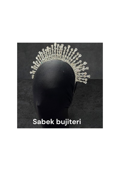 Crown Of Rays Gelin Tacı Kına Party After Taç Beyaz - 761373976 Beyaz
