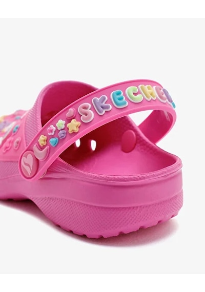 Skechers Kız Çocuk Pembe Işıklı Terlik Pembe