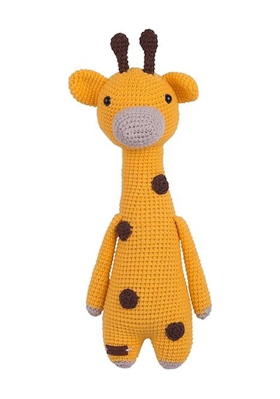 Amigurumi Organik Oyuncak-uyku Arkadaşı -örme Zürafa Bebek