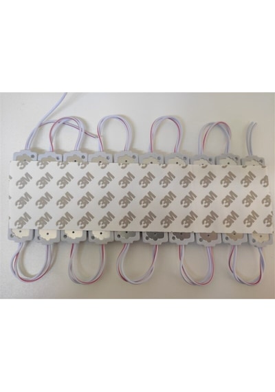 Ahmet Otomotiv Camlı Parmak Led Lamba Beyaz 12 Volt Su Geçirmez 10,lu 3m Bantlı Kesilebilir Br0409928