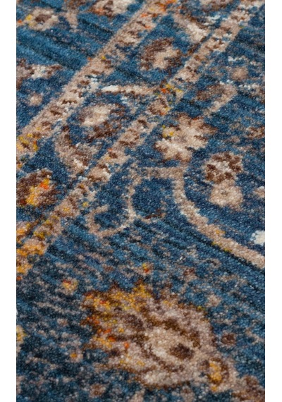Hoom Rugs Petra 18 Mavi Makine Halısı Mavi