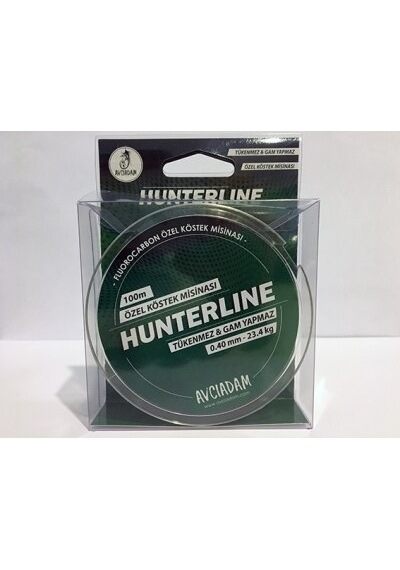 Hunterlıne 0,40Mm - 23.4Kg 100M Fluorocarbon Köstek Misinası