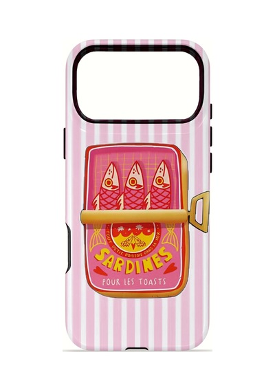 Apple iPhone Uyumlu 17 Pro Vorian Çift Katmanlı Magsafe Kılıf Sardine Club Pink