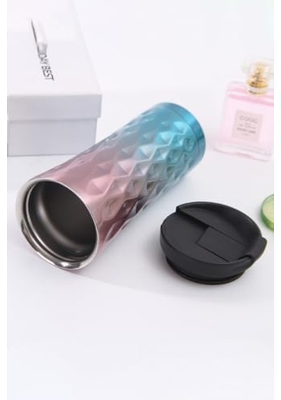 Komple 304 L Çelik Degrade 6 Oz 500 Ml Kahve Termos Mug Cin228ml Açık Beyaz
