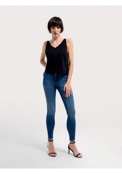 Regular Fit Kadın Bluz K.kol Siyah