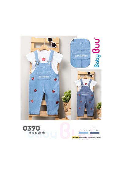 My Baby Kumsal Bbaby Buu Kısa Kollu Tşört Lü Kız Salopet Alt Üst Takımlar 162 163 101 Mavi Mavi My Baby Kumsal Bbaby Buu Kısa Kollu Tşört Lü Kız Salopet Alt Üst Takımlar 162 163 101 Mavi Mavi