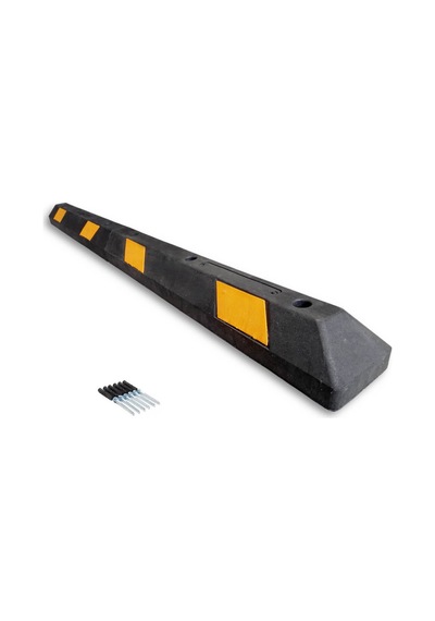 Kauçuk Stoper Kauçuk Araç Durdurucu Kauçuk Otopark Stoperi 184x16x10 Cm