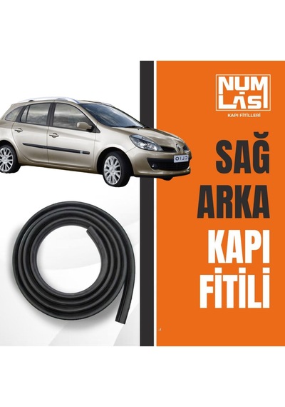 Renault Clio 3 Station Wagon Sağ Arka Kapı Fitili-a Kalite-numlas-nm7222