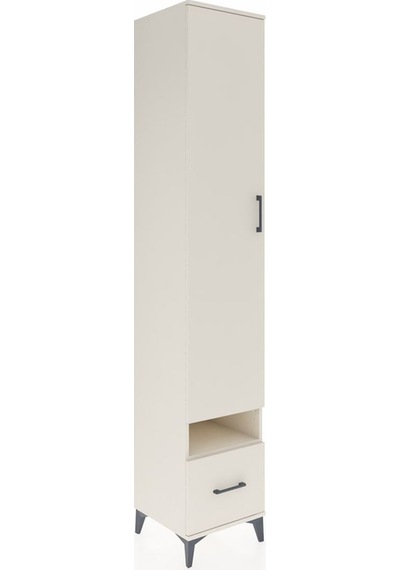 Hyperion Dolap 4 Raflı Tek Çekmeceli Tek Askılı 44x44x243 Ayt... Aytaşı