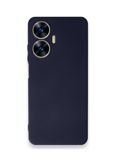 Realme C55 Uyumlu Kılıf First Silikon - Lacivert