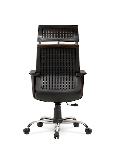Efes Yönetici Makam - Ofis Müdür - Büro - Çalışma Koltuğu Renk Krom Ayaklı Taba