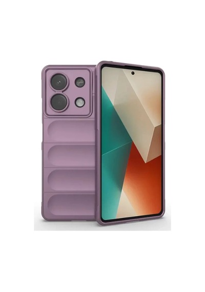 Xiaomi Poco X6 Uyumlu Kılıf Optimum Silikon - Mor