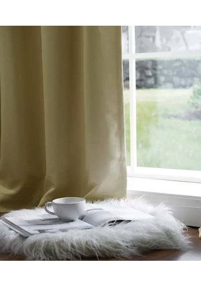 Evdepo Home Blackout Karartma Fon Perde Bej