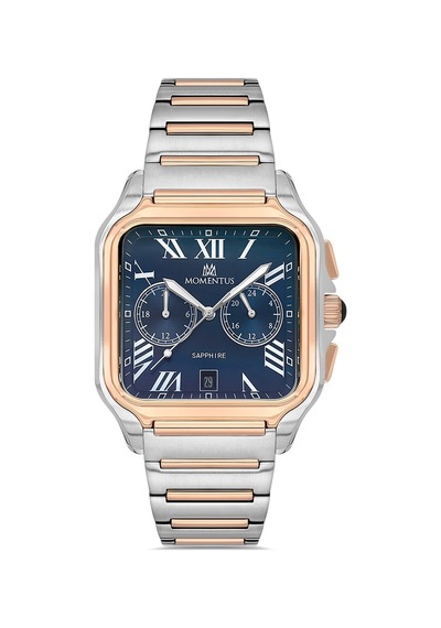 Momentus Men's Time Master Tm348t-11sr Gümüş - Rose Gold