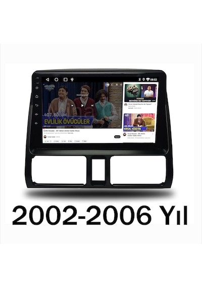 Honda Cr-v 2002-2006 Android Multimedya Ekran 9 İnç 2gb Ram 32gb Hafıza Carplay Android Auto Navigasyon 9"