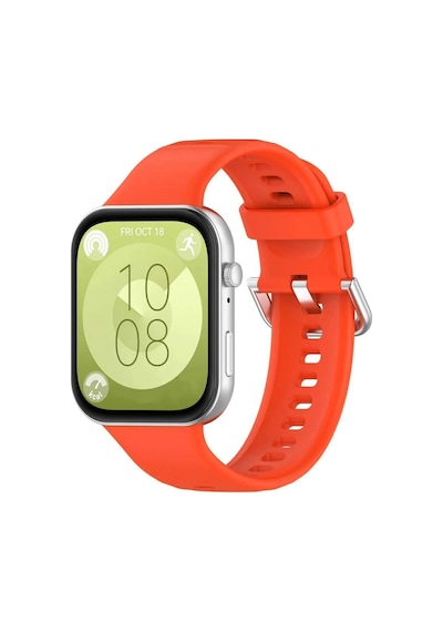 Watch Fit 3/4/4 Pro Ile Uyumlu Kordon Jel Silikon Tokalı Kayış Renk74