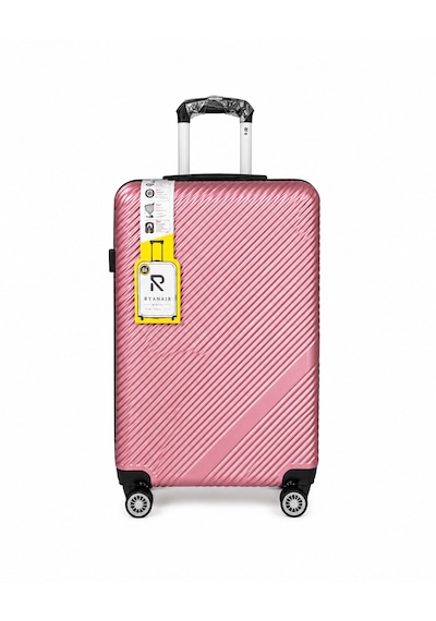Royaliz Lina 3 Lü Valiz Seti Açik Pembe