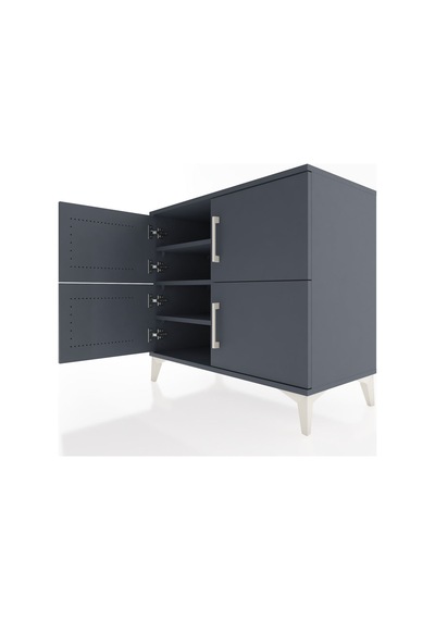Hyperion Şifonyer 4 Raflı 4 Kapaklı 88x44x80 Antrasit-antrasit Antrasit Hyperion Şifonyer 4 Raflı 4 Kapaklı 88x44x80 Antrasit-antrasit Antrasit