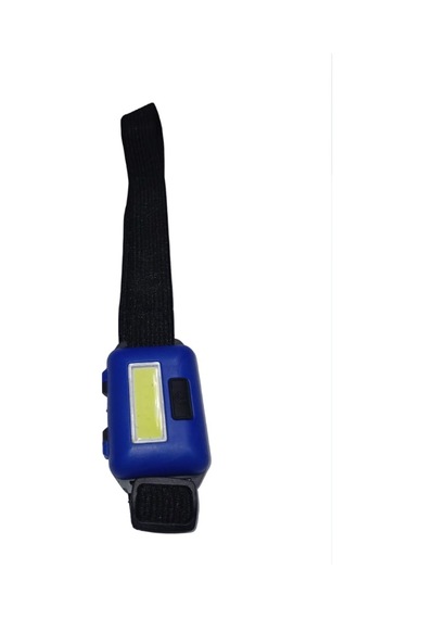 Headlamp T89 3watte Cob Mini Şerit Kafa Lambası Mavi