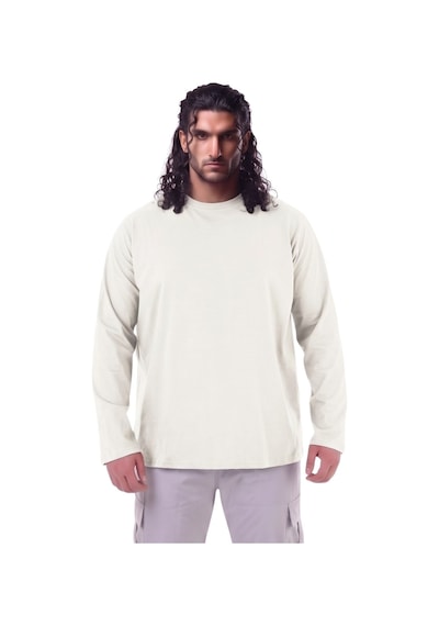 Erkek Büyük Beden 115 - 155 Kilo Arası Uygun Bedenli % 100 Pamuk Uzun Kol Bisiklet Yaka Sweatshirt Krem Erkek Büyük Beden 115 - 155 Kilo Arası Uygun Bedenli % 100 Pamuk Uzun Kol Bisiklet Yaka Sweatshirt Krem