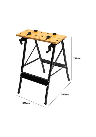 Workpro WP289026 Katlanabilir Çalışma Tezgâhı 70 KG