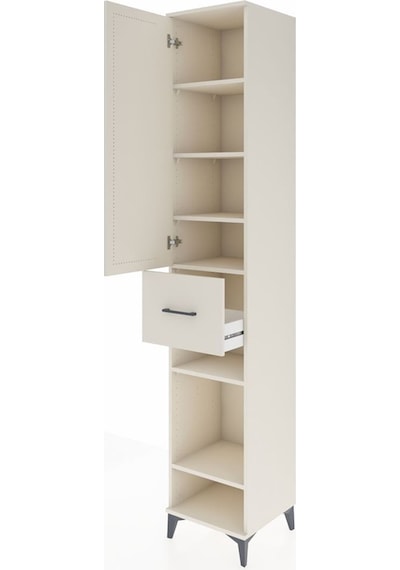 Hyperion Dolap 6 Raflı Tek Çekmeceli Tek Kapaklı 44x44x243 Aytaşı-aytaşı Aytası