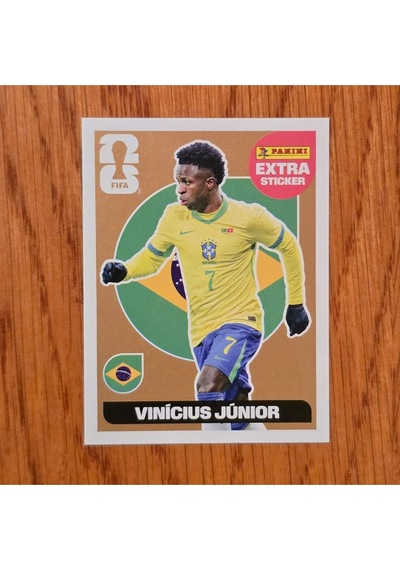 Fwc 2026 Vinicius Junior Extra Sticker Bronze Sticker