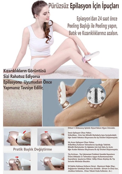 Lexroo Jolvena 6 Başlıklı Yüz Epilatörü