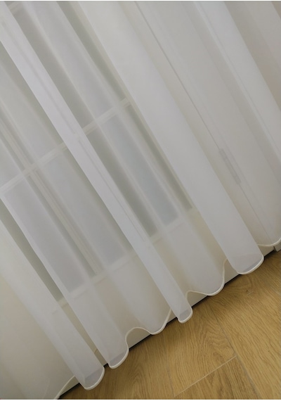 Evdepo Home Kullanıma Hazır Krep Tül Perde