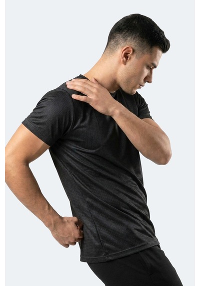 Slazenger Rıft Erkek Oversıze Siyah Tişört